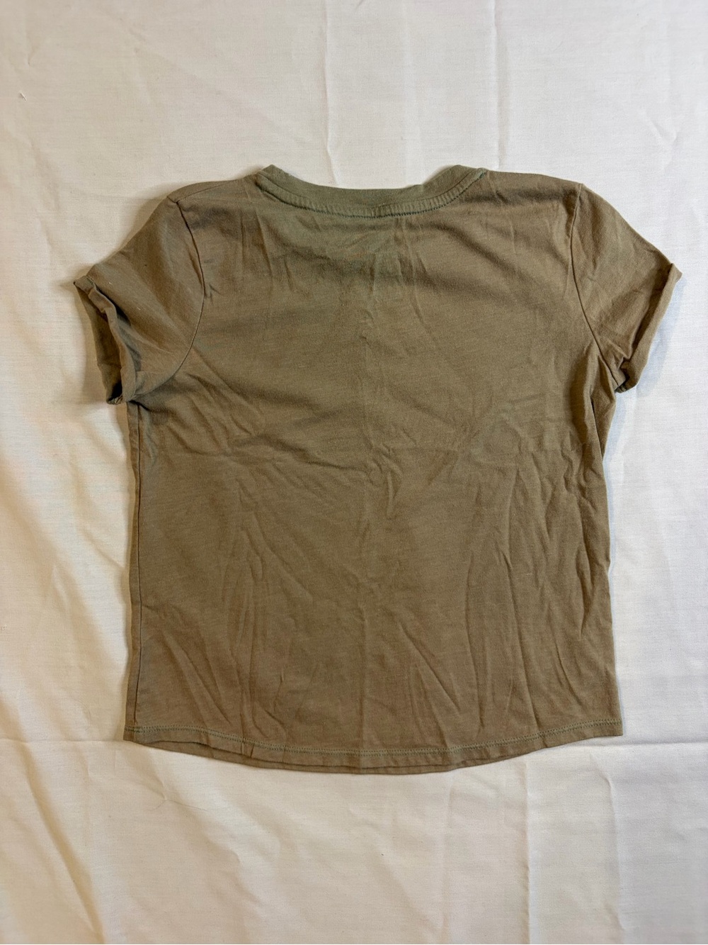 Kids Graphic Tee - Kindness Counts in Olive Green - Picture 4 of 4